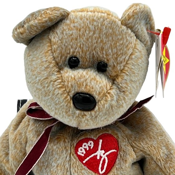 Ty Other - 1999 SIGNATURE BEAR - Ty Beanie Baby ORIGINAL Retired P.E. Pellets